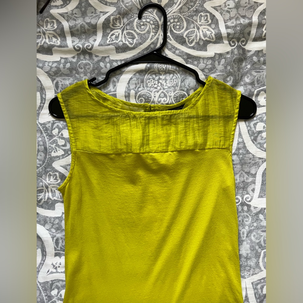 Tank / Muscle Shirt in Chartreuse from Loft